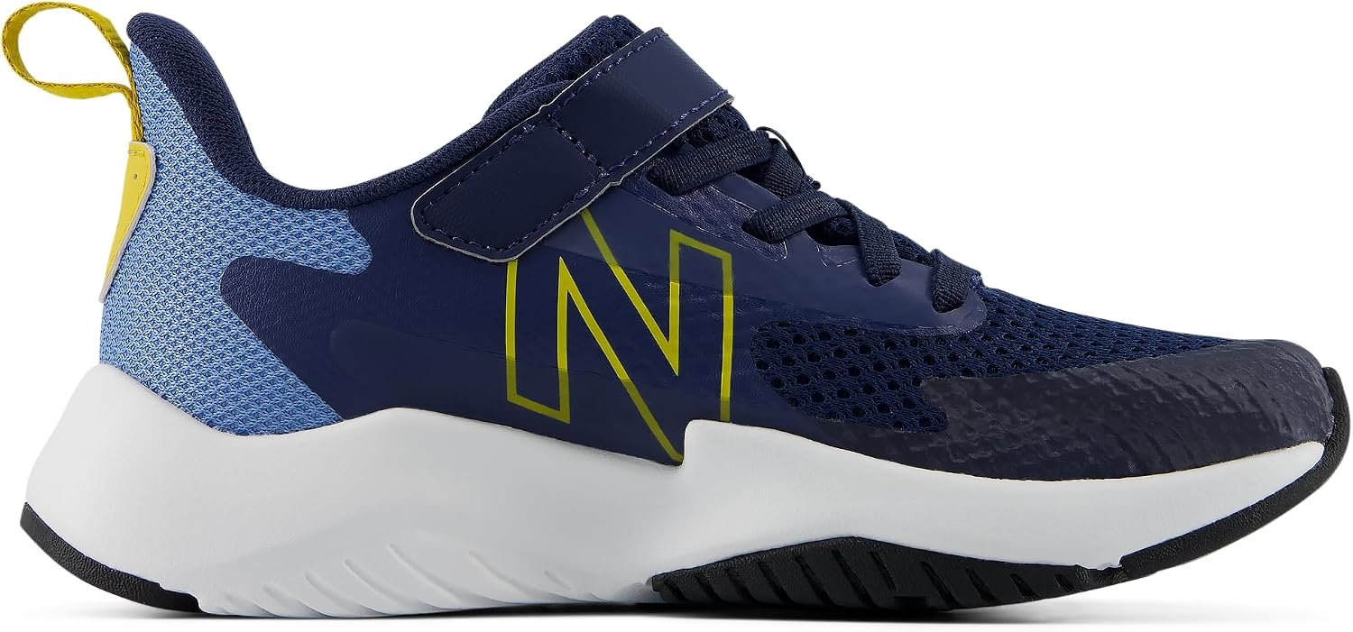 image:imageNew Balance Kids Rave Run V2 Bungee Road Running ShoesAnalog BlueNb Navy
