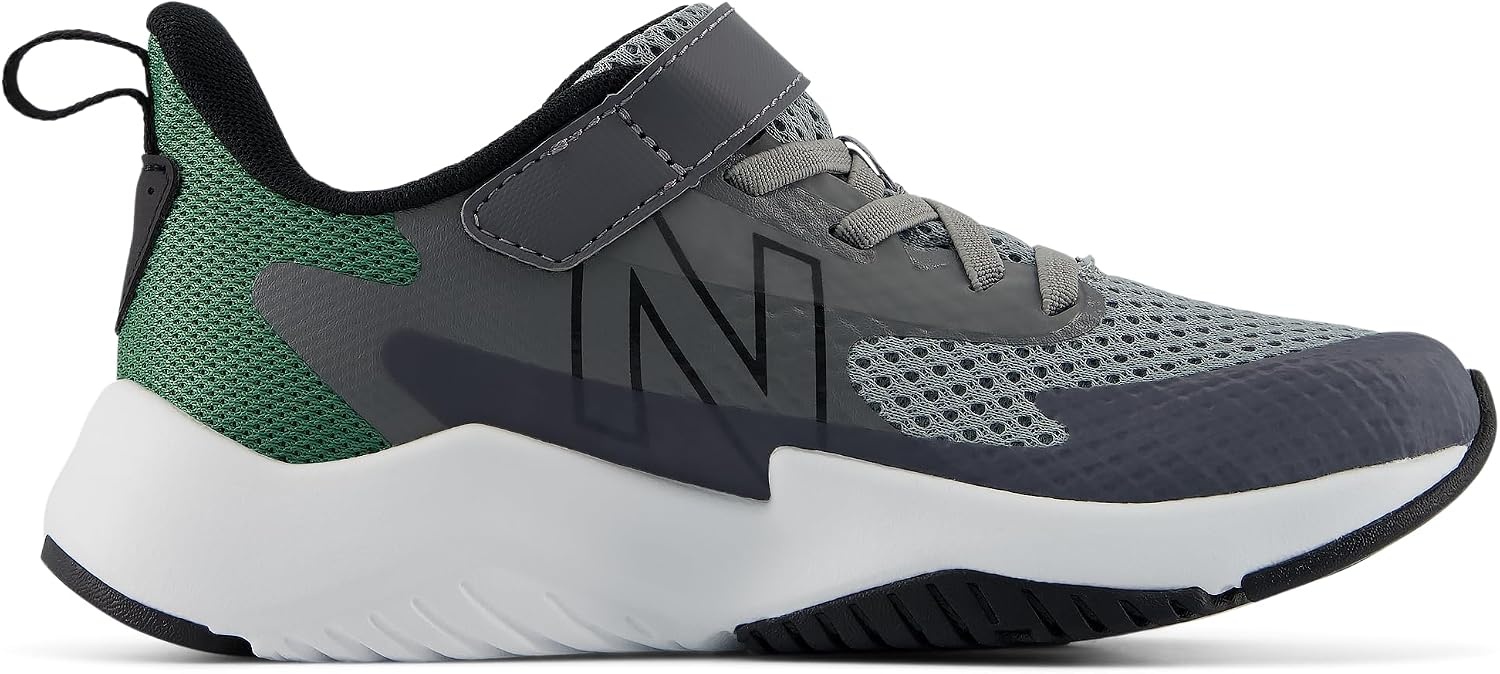 image:imageNew Balance Kids Rave Run V2 Bungee Road Running ShoesCastlerockSlate Grey