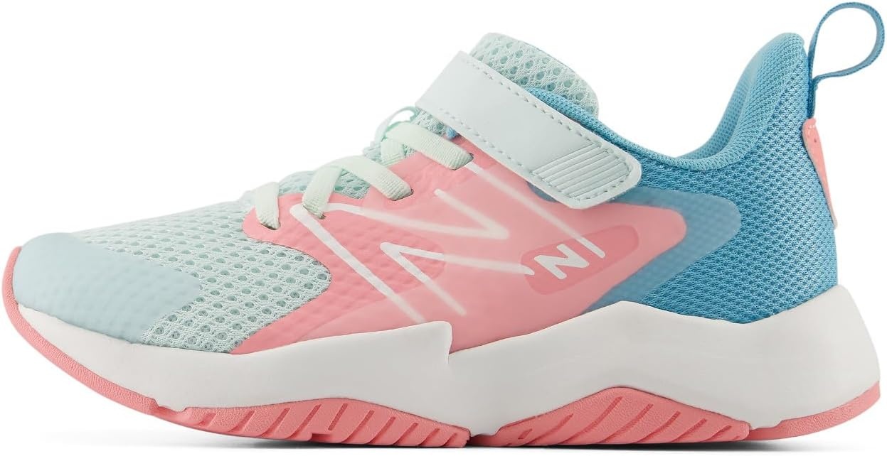 image:imageNew Balance Kids Rave Run V2 Bungee Road Running ShoesGlint BlueDouble Bubble