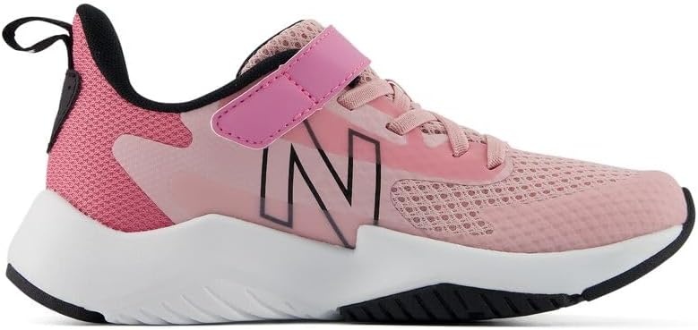 image:imageNew Balance Kids Rave Run V2 Bungee Road Running ShoesPink ChalkSignal Pink