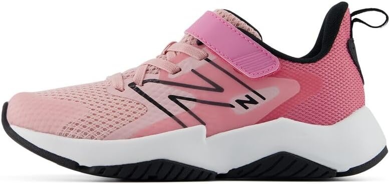 image:imageNew Balance Kids Rave Run V2 Bungee Road Running ShoesPink ChalkSignal Pink