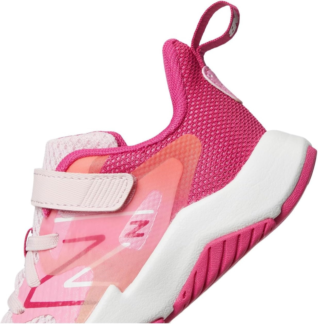 image:imageNew Balance Kids Rave Run V2 Bungee Road Running ShoesRose SugarCarnival PinkSignal Pink