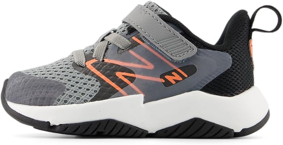 image:imageNew Balance Kids Rave Run V2 Bungee Road Running ShoesSlate GreyBlack