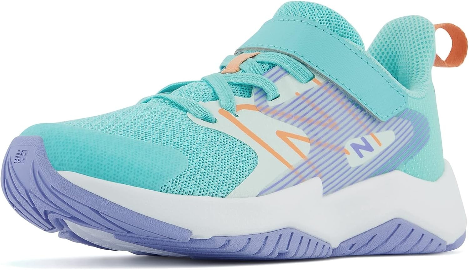 image:imageNew Balance Kids Rave Run V2 Bungee Road Running ShoesSurfPeach GlazeMagic Hour