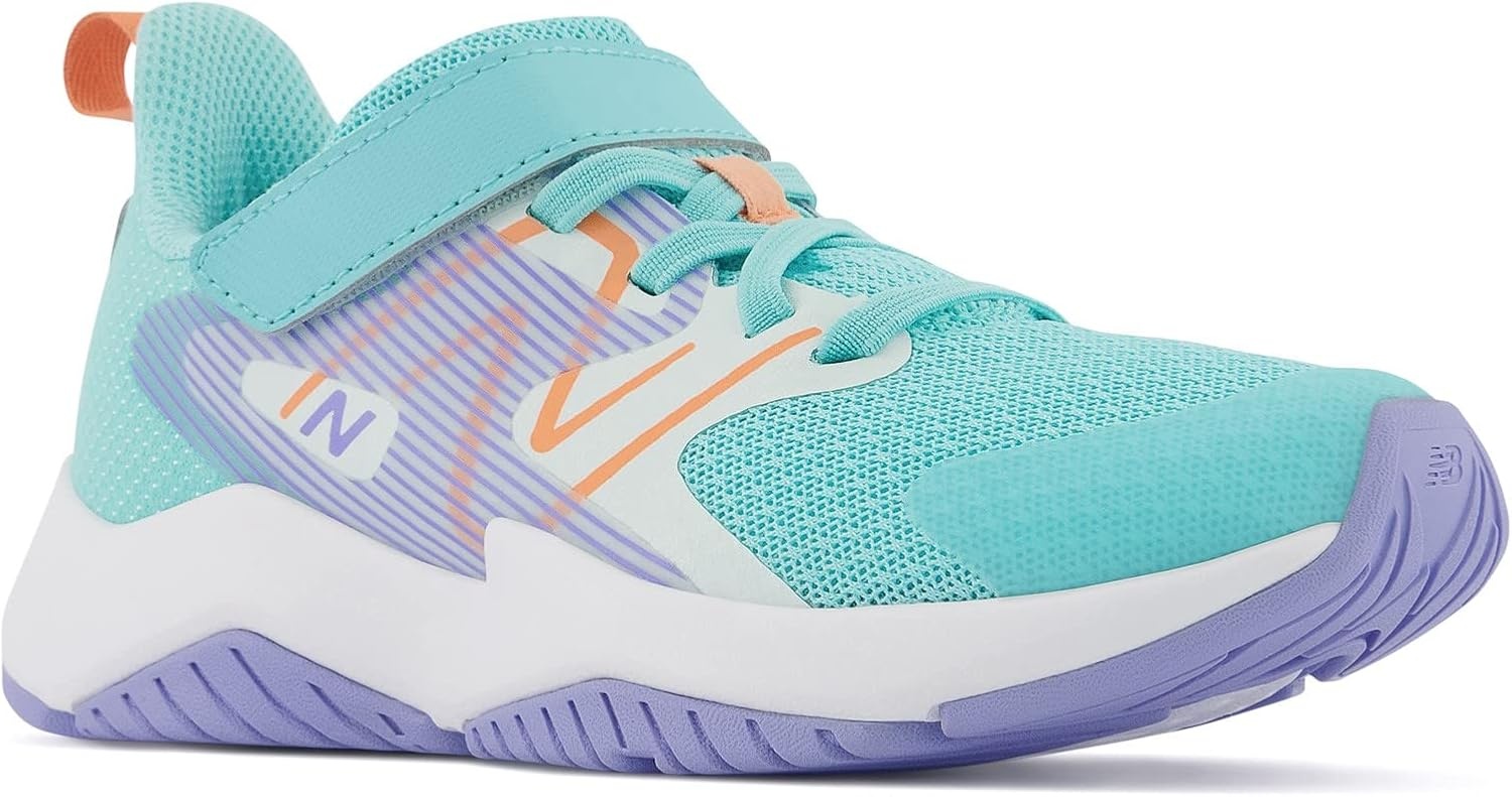 image:imageNew Balance Kids Rave Run V2 Bungee Road Running ShoesSurfPeach GlazeMagic Hour