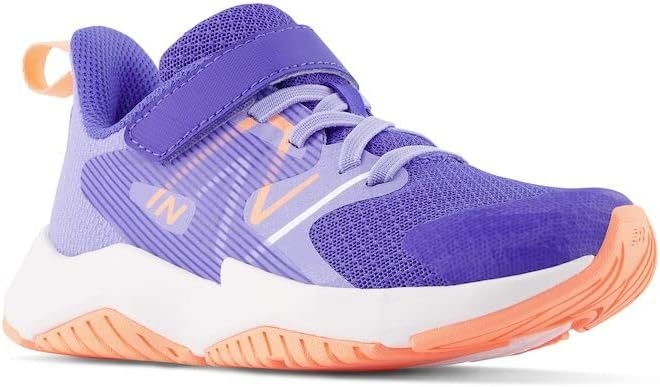 image:imageNew Balance Kids Rave Run V2 Hook and Loop Road Running ShoesAuraGalaxy PurpleLight Dragonfly