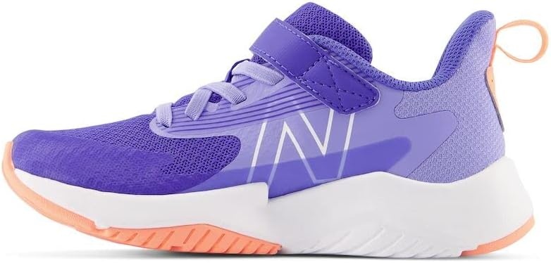 image:imageNew Balance Kids Rave Run V2 Hook and Loop Road Running ShoesAuraGalaxy PurpleLight Dragonfly