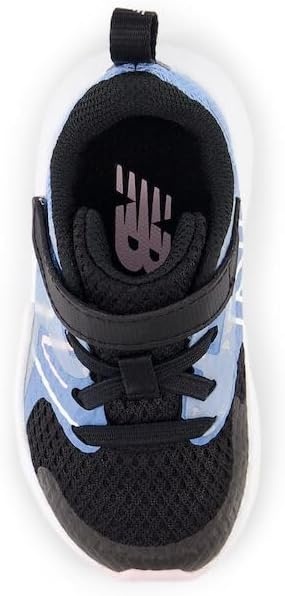 image:imageNew Balance Kids Rave Run V2 Hook and Loop Road Running ShoesBlackBlue LagunaLight Raspberry