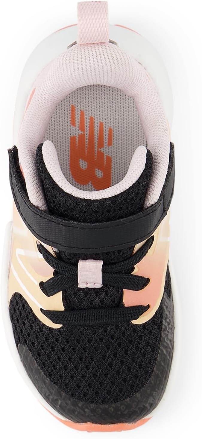 image:imageNew Balance Kids Rave Run V2 Hook and Loop Road Running ShoesBlackFlareRose Sugar