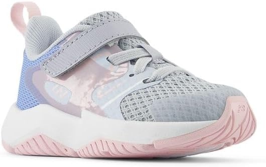 image:imageNew Balance Kids Rave Run V2 Hook and Loop Road Running ShoesBright SkyGraniteRose Sugar