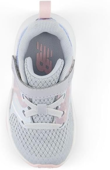 image:imageNew Balance Kids Rave Run V2 Hook and Loop Road Running ShoesBright SkyGraniteRose Sugar