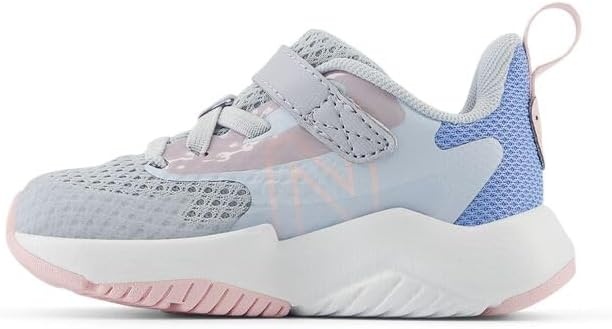 image:imageNew Balance Kids Rave Run V2 Hook and Loop Road Running ShoesBright SkyGraniteRose Sugar