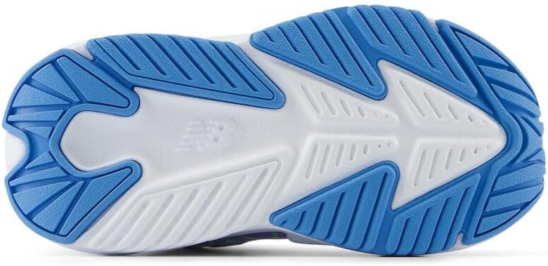 image:imageNew Balance Kids Rave Run V2 Hook and Loop Road Running ShoesLilac GloSky BluePixel Green