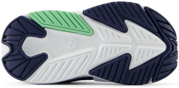 image:imageNew Balance Kids Rave Run V2 Hook and Loop Road Running ShoesNb NavyElectric SkySweetgrass