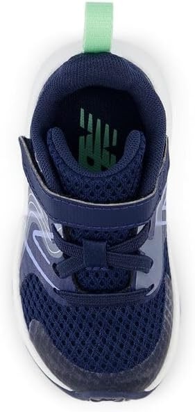 image:imageNew Balance Kids Rave Run V2 Hook and Loop Road Running ShoesNb NavyElectric SkySweetgrass