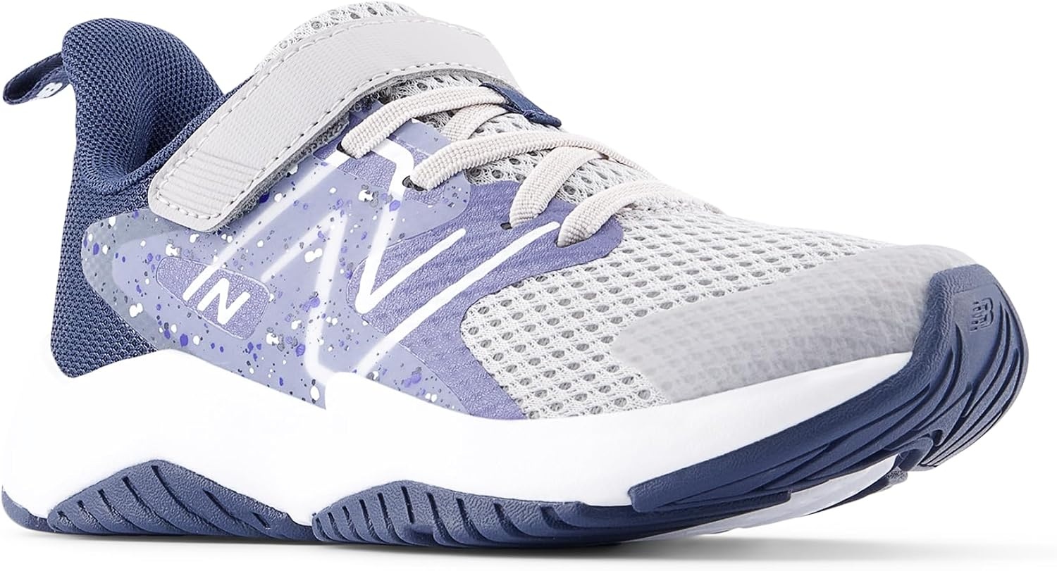 image:imageNew Balance Kids Rave Run V2 Hook and Loop Road Running ShoesRaincloudDream StateNb Navy