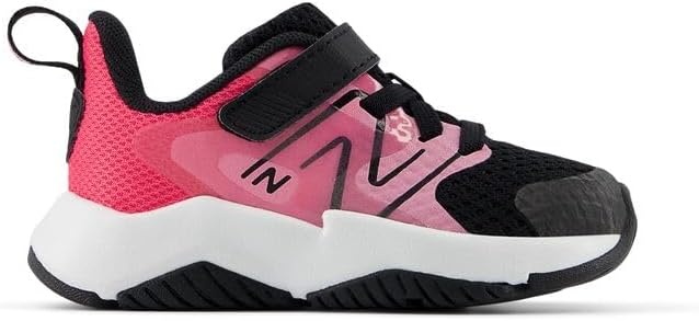 image:imageNew Balance Kids Rave Run V2 Hook and Loop Road Running ShoesSignal PinkBlack