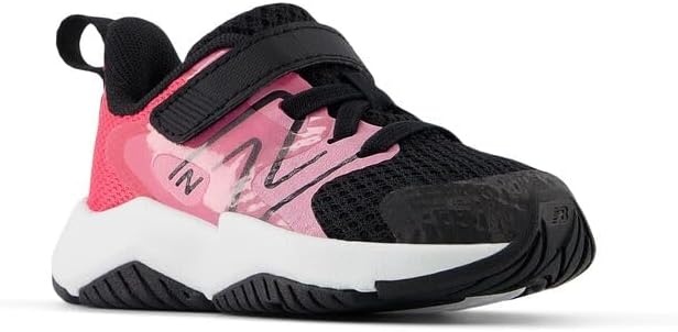 image:imageNew Balance Kids Rave Run V2 Hook and Loop Road Running ShoesSignal PinkBlack
