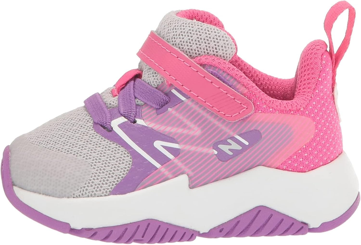 image:imageNew Balance Kids Rave Run V2 Hook and Loop Road Running ShoesSummer FogMystic Purple
