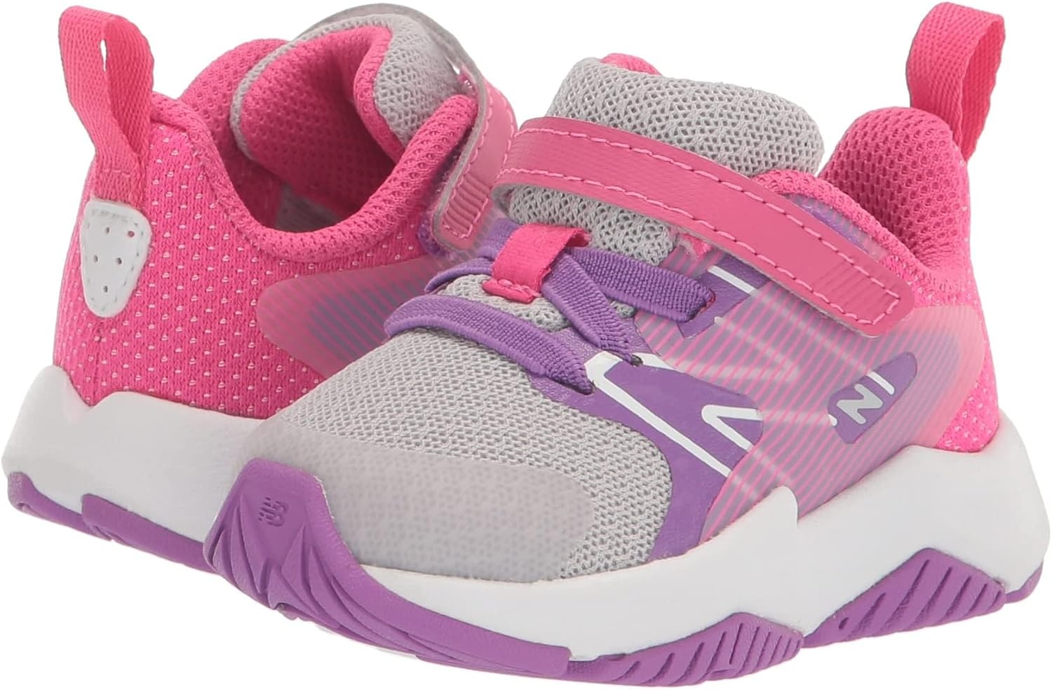 image:imageNew Balance Kids Rave Run V2 Hook and Loop Road Running ShoesSummer FogMystic Purple