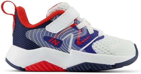 image:imageNew Balance Kids Rave Run V2 Hook and Loop Road Running ShoesTeam RoyalWhiteTrue Red