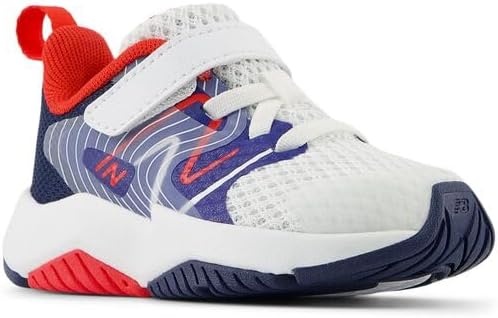 image:imageNew Balance Kids Rave Run V2 Hook and Loop Road Running ShoesTeam RoyalWhiteTrue Red