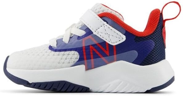 image:imageNew Balance Kids Rave Run V2 Hook and Loop Road Running ShoesTeam RoyalWhiteTrue Red