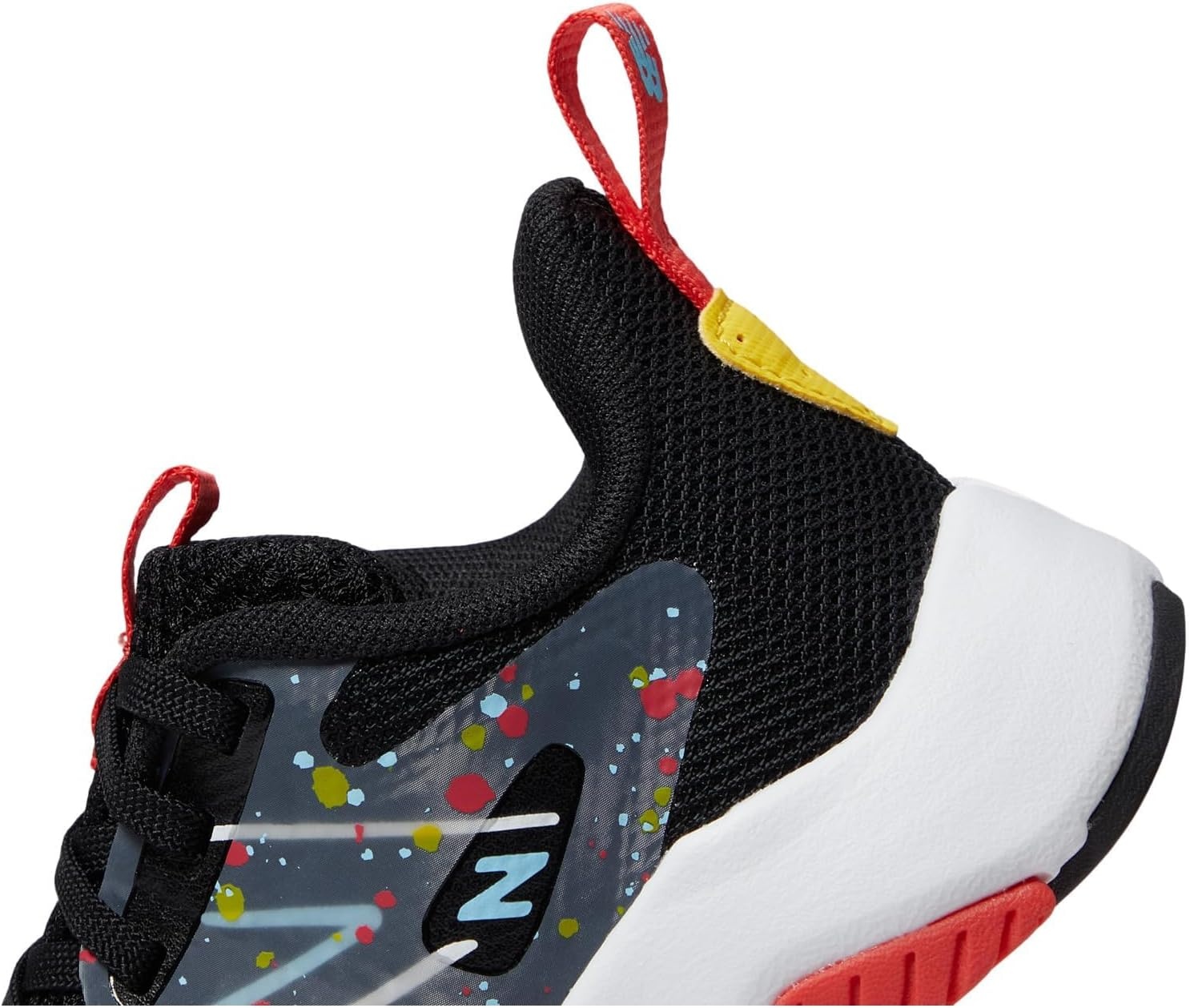image:imageNew Balance Kids Rave Run V2 LaceUp Running ShoesBlackBlast Red