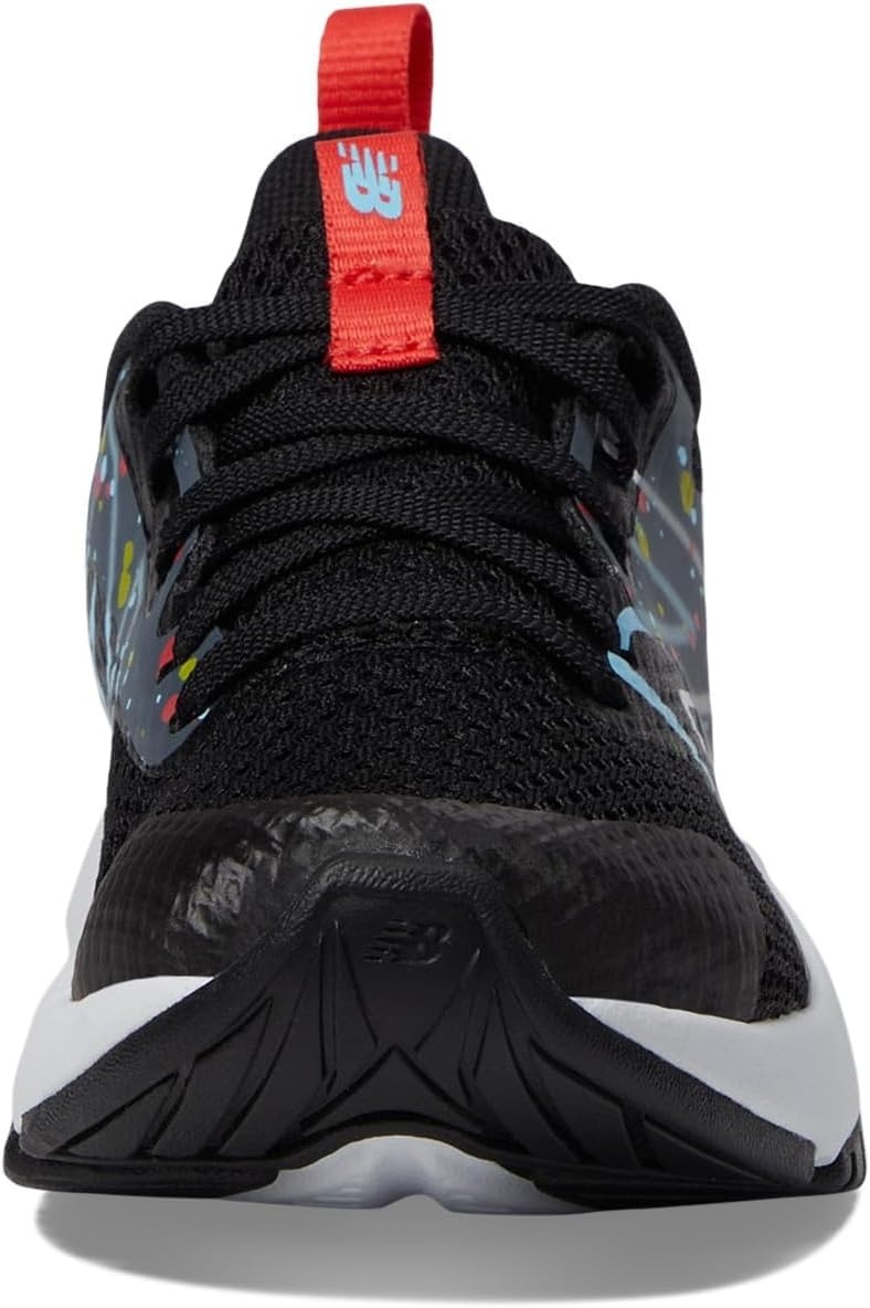 image:imageNew Balance Kids Rave Run V2 LaceUp Running ShoesBlackBlast Red