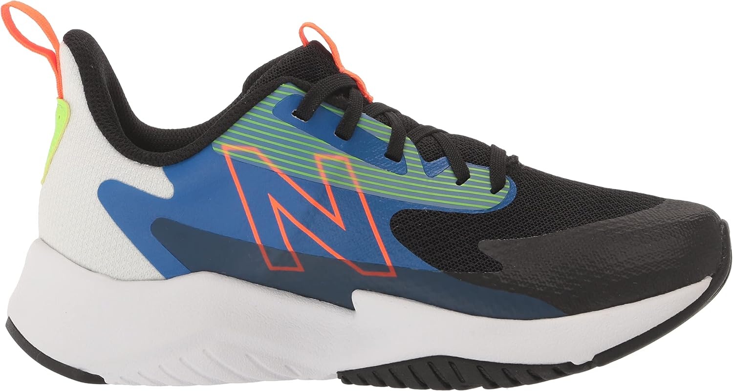 image:imageNew Balance Kids Rave Run V2 LaceUp Running ShoesBlackCobaltWhite