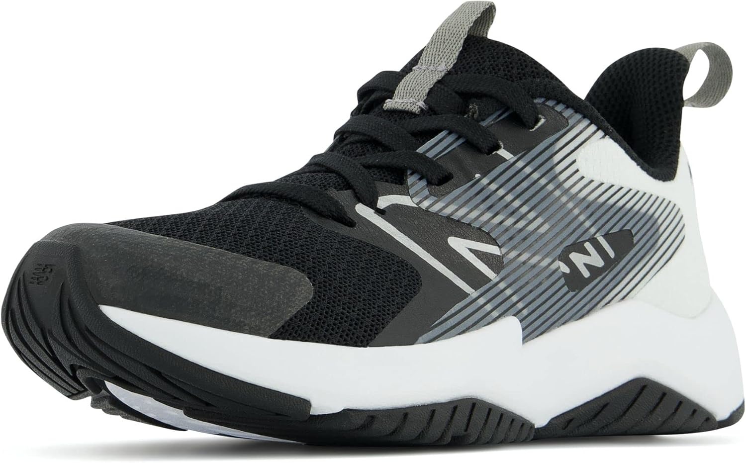 image:imageNew Balance Kids Rave Run V2 LaceUp Running ShoesBlackWhite