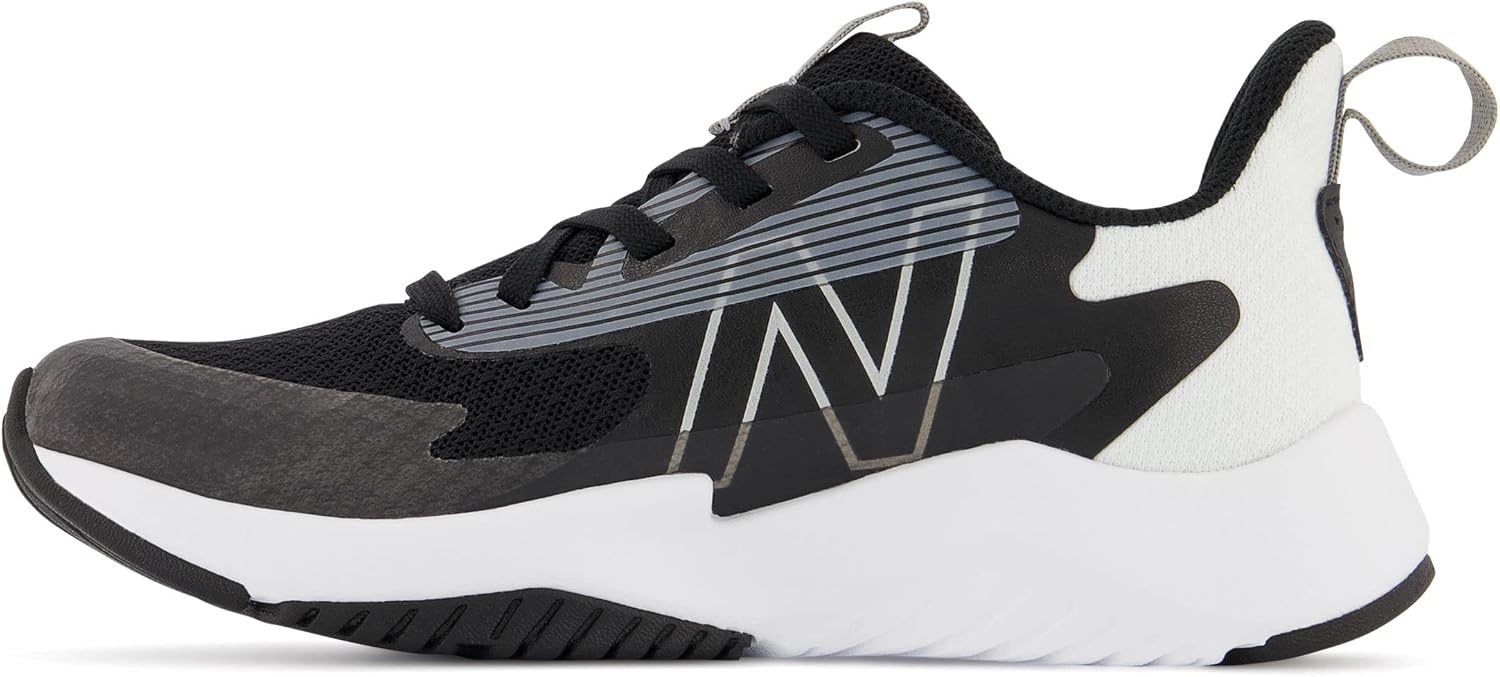 image:imageNew Balance Kids Rave Run V2 LaceUp Running ShoesBlackWhite