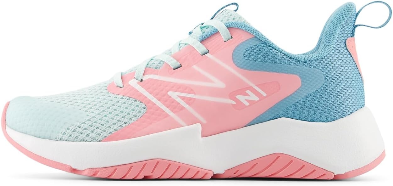 image:imageNew Balance Kids Rave Run V2 LaceUp Running ShoesGlint BlueDouble Bubble