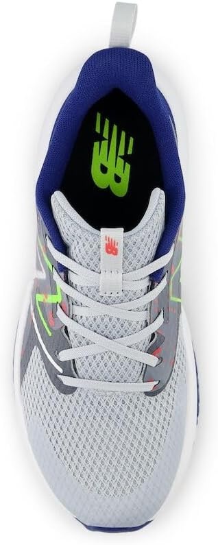 image:imageNew Balance Kids Rave Run V2 LaceUp Running ShoesGraniteInkwellPixel Green