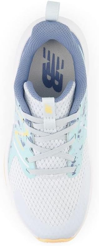 image:imageNew Balance Kids Rave Run V2 LaceUp Running ShoesIce BlueBright CyanSolar Flare