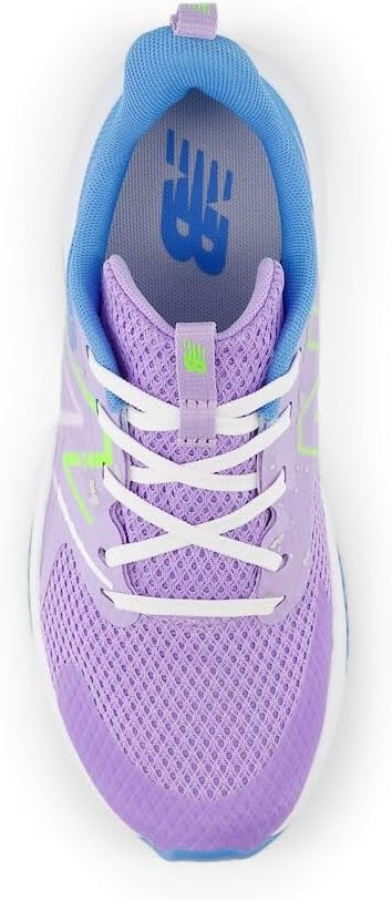 image:imageNew Balance Kids Rave Run V2 LaceUp Running ShoesLilac GloSky BluePixel Green