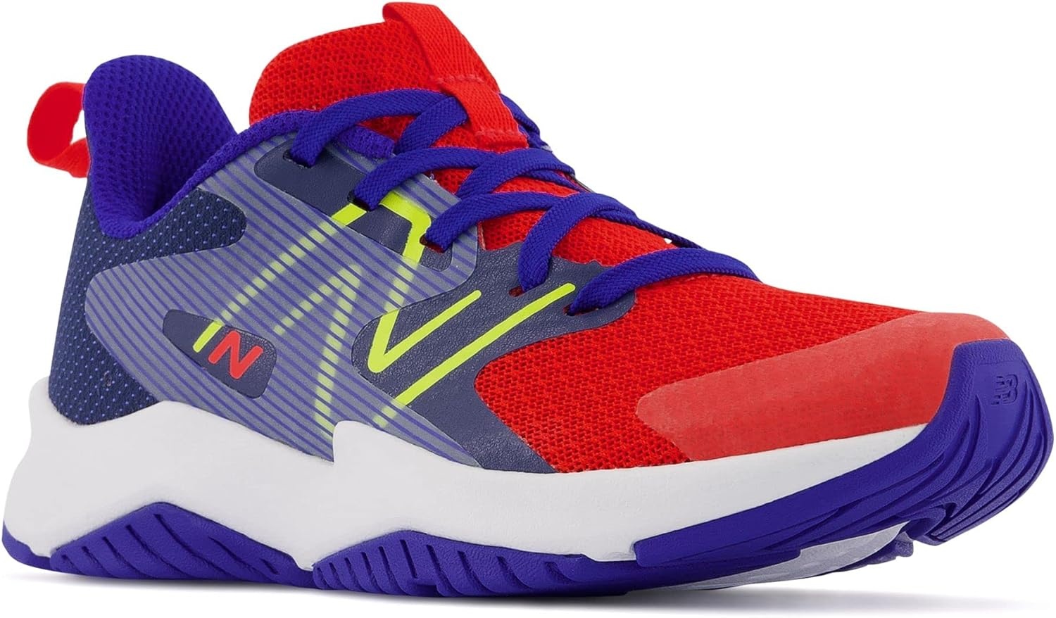 image:imageNew Balance Kids Rave Run V2 LaceUp Running ShoesNeo FlameLemonadeMoon Shadow