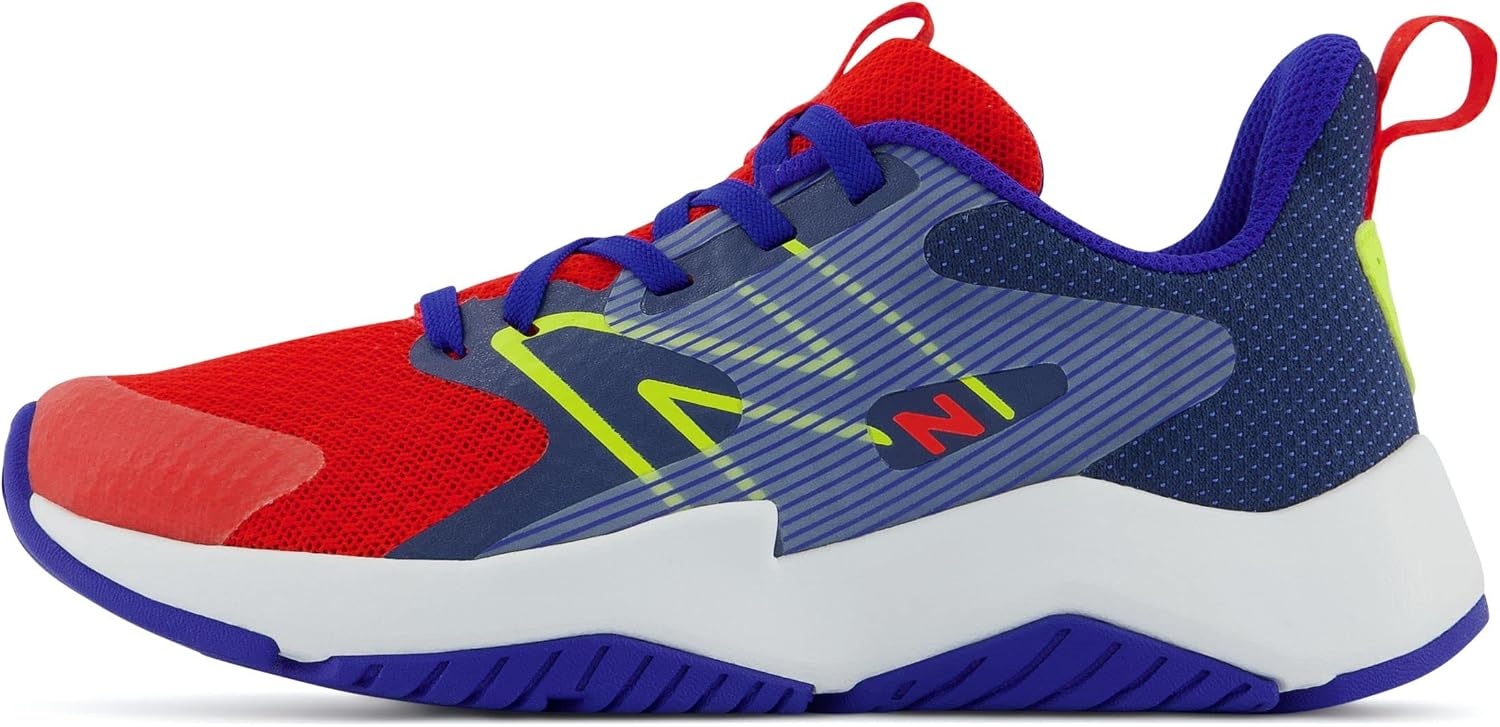 image:imageNew Balance Kids Rave Run V2 LaceUp Running ShoesNeo FlameLemonadeMoon Shadow