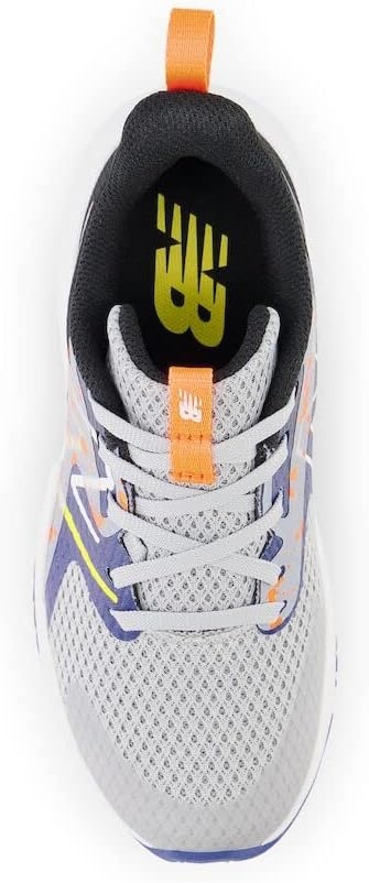 image:imageNew Balance Kids Rave Run V2 LaceUp Running ShoesRain CloudNight SkyBlaze Orange