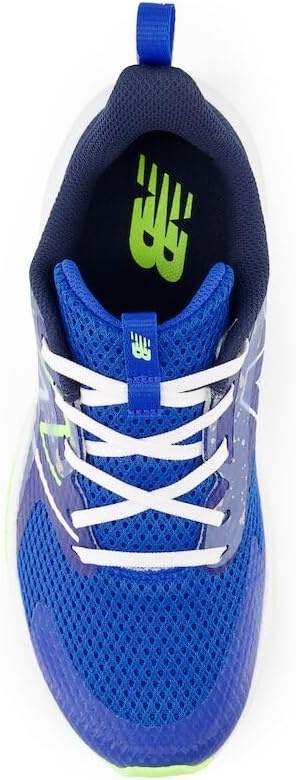 image:imageNew Balance Kids Rave Run V2 LaceUp Running ShoesTeam RoyalBlue OasisBleached Lime Glo