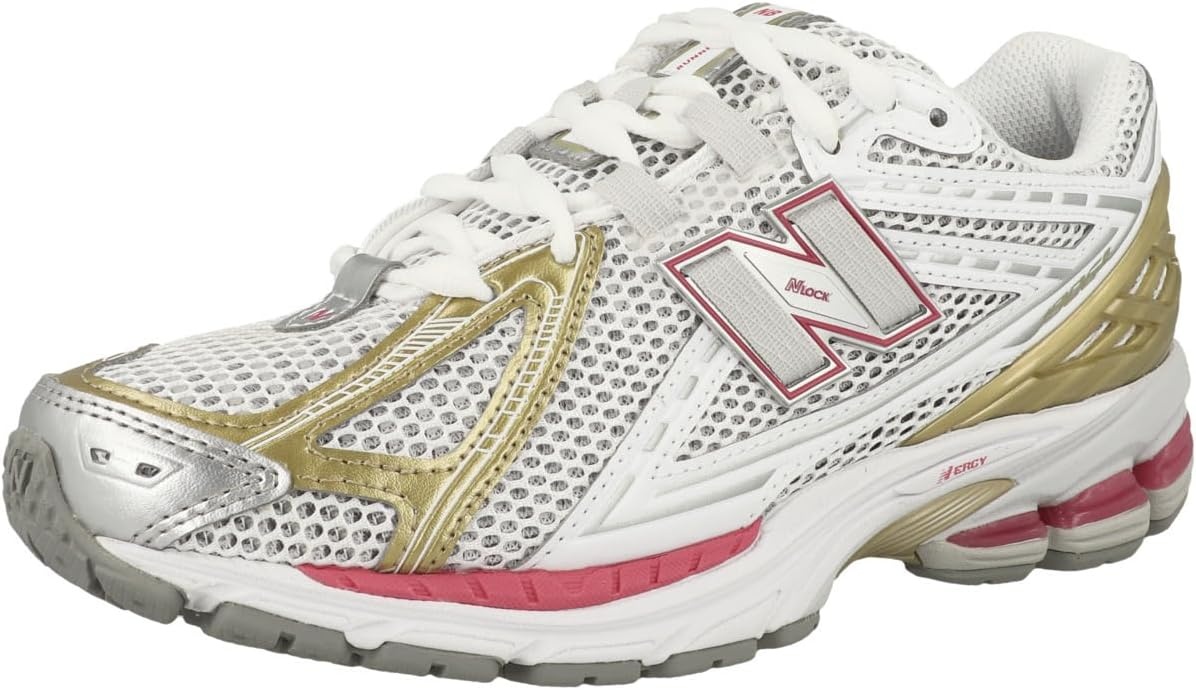 image:imageNew Balance Mens 1906 SneakersGreyRosy PinkCore White