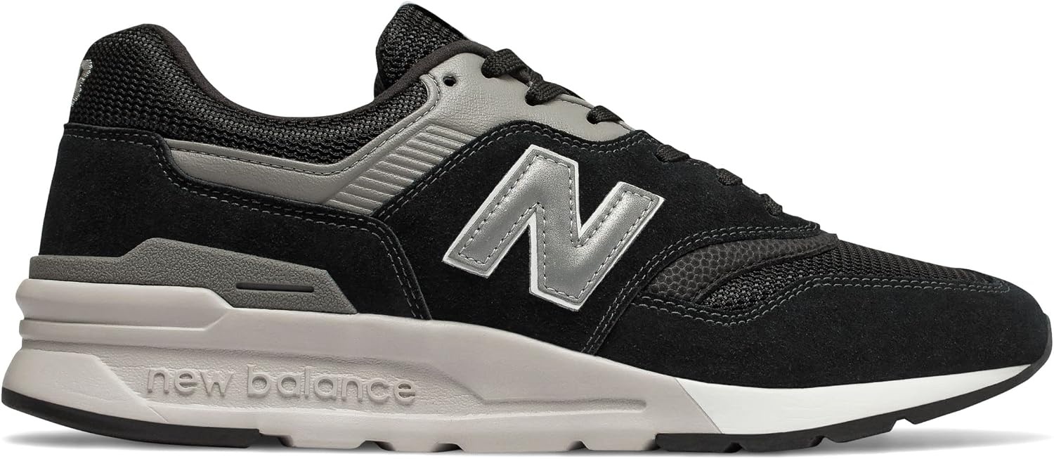 image:imageNew Balance Mens 997H V1 Classic Sneaker Casual ShoesBlackDark Silver Metallic