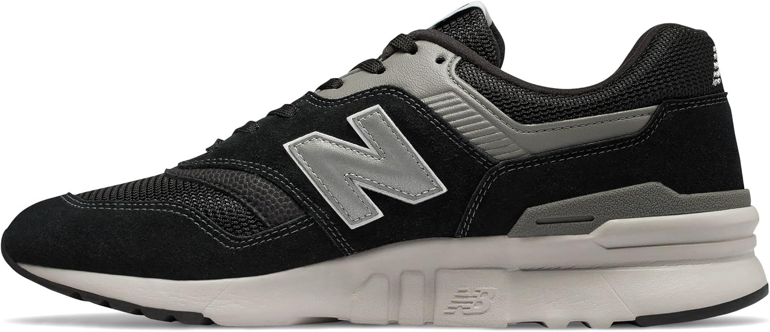 image:imageNew Balance Mens 997H V1 Classic Sneaker Casual ShoesBlackDark Silver Metallic