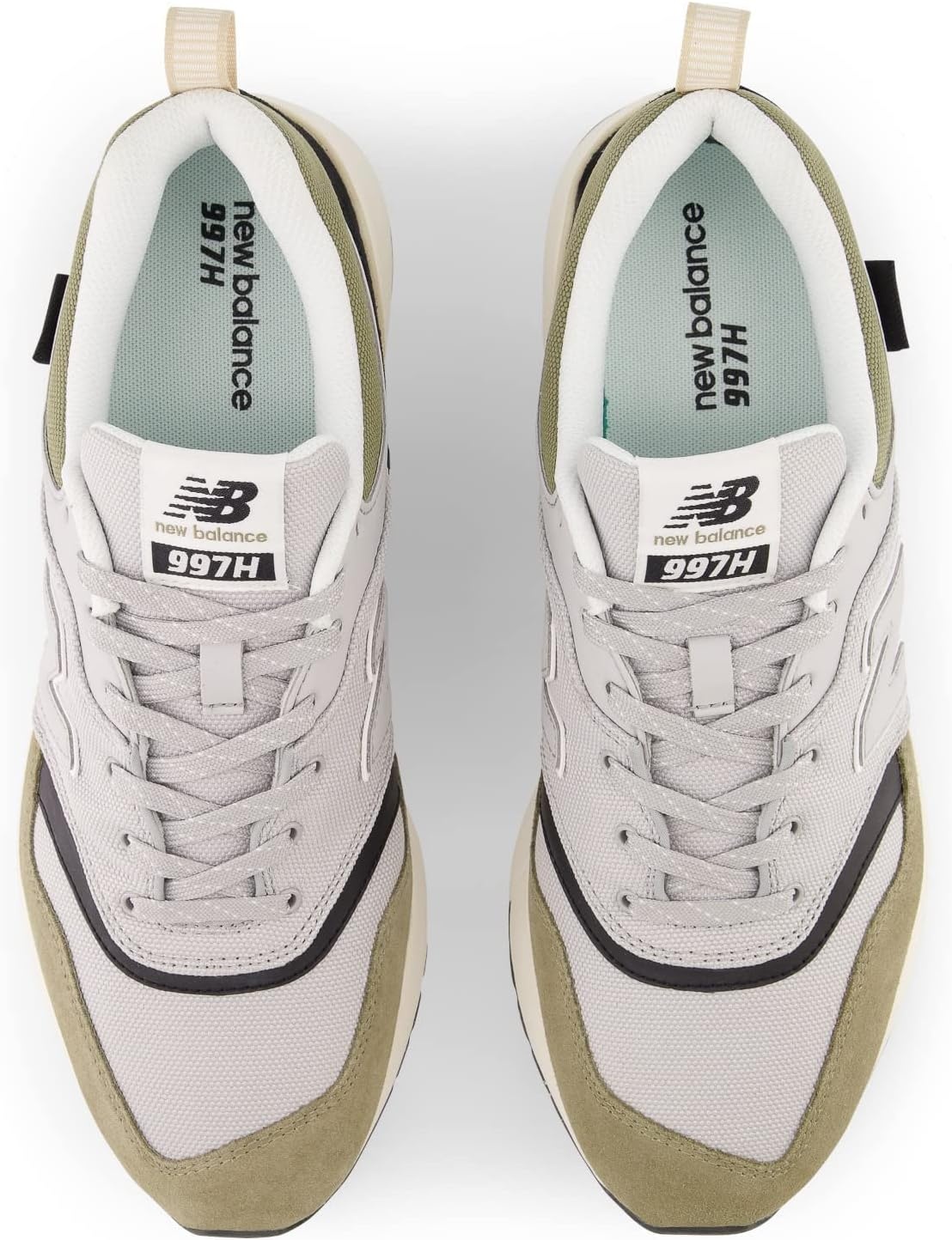 image:imageNew Balance Mens 997H V1 Classic Sneaker Casual ShoesCovert GreenRaincloud