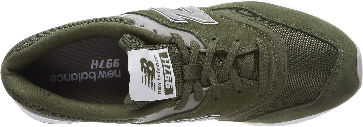 image:imageNew Balance Mens 997H V1 Classic Sneaker Casual ShoesDark Covert Green Silver