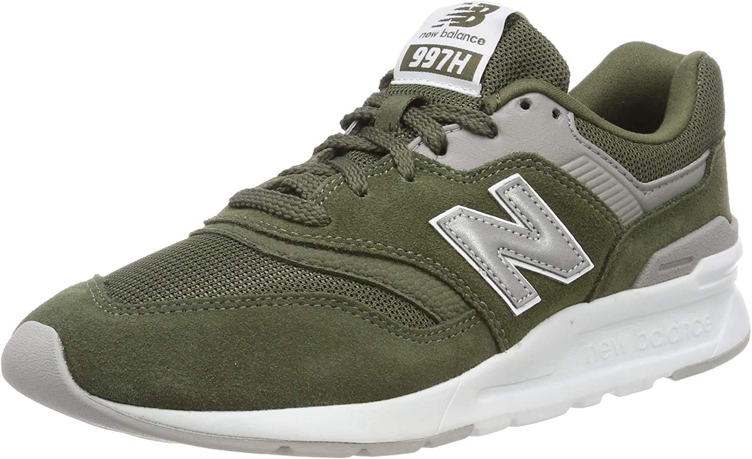 image:imageNew Balance Mens 997H V1 Classic Sneaker Casual ShoesDark Covert Green Silver