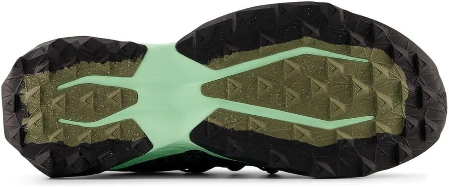 image:imageNew Balance Mens Dynasoft Tektrel V1 Suede Trail Running ShoesBlackLab GreenSilver Metallic