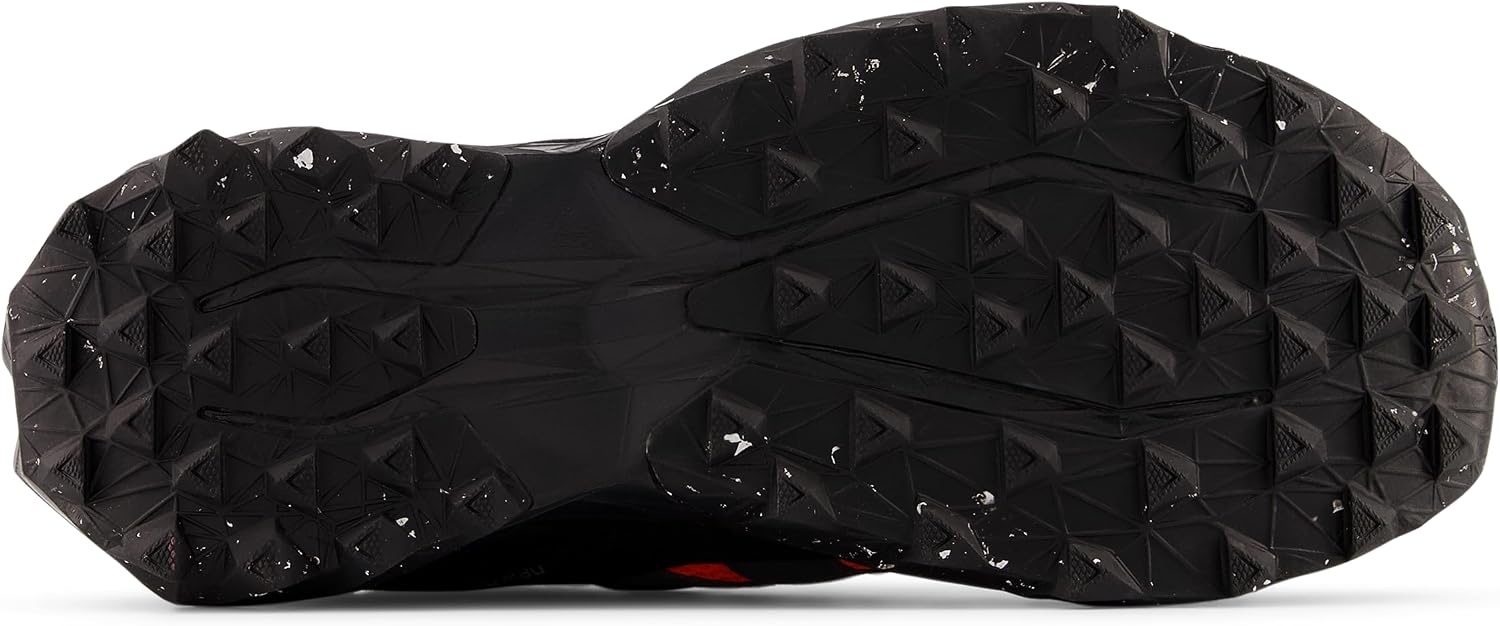 image:imageNew Balance Mens Dynasoft Tektrel V1 Suede Trail Running ShoesBlackUrgent RedSlate Grey