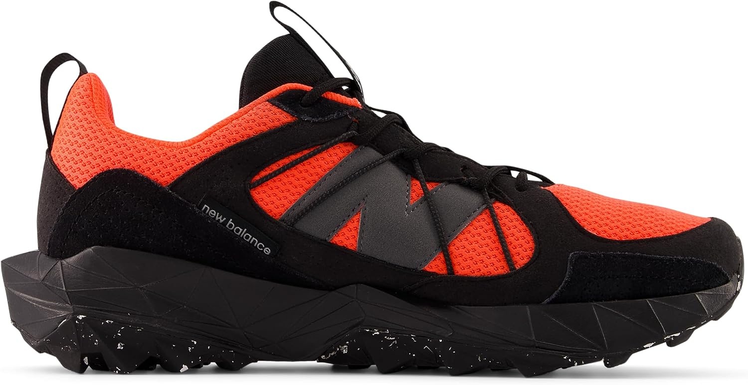 image:imageNew Balance Mens Dynasoft Tektrel V1 Suede Trail Running ShoesBlackUrgent RedSlate Grey