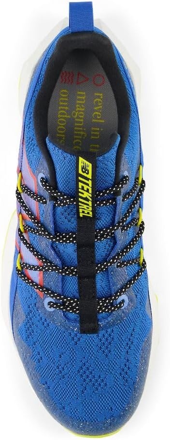 image:imageNew Balance Mens Dynasoft Tektrel V1 Suede Trail Running ShoesBlue OasisNeo FlameLemon Zest